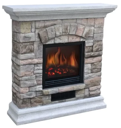 Электрокамин-камин электрический каминокомплект ELECTROLUX EFP/S 2018SBS светлый камень купить в Урае