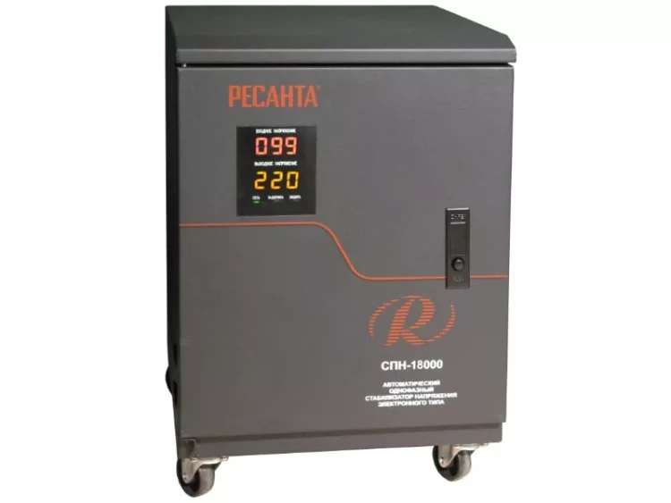 Стабилизатор напряжения однофазный Ресанта СПН-18000 купить в Урае
