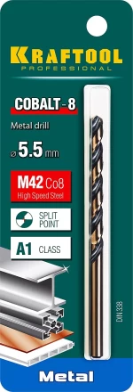 Сверла по металлу HSS-Co 29656-5.5 купить в Урае