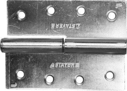 Петля дверная STAYER "MASTER" разъемная, цвет белый цинк, левая, 100мм 37613-100-1L купить в Урае