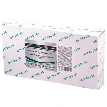 Набор ударных торцевых головок TORX 1/2&quot;,  в кейсе 8 шт Stels 13999 купить в Урае
