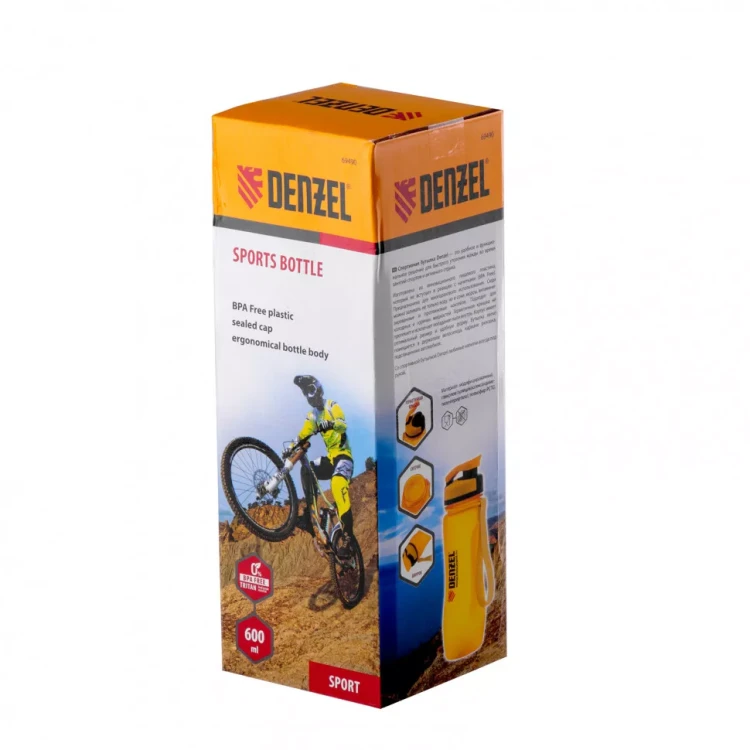 Бутылка спортивная 600 мл Denzel 69490 купить в Урае