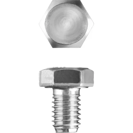 Болт ЗУБР &quot;МАСТЕР&quot; с шестигранной головкой, ГОСТ 7798-70, класс прочности 5.8, оцинкованный, M8x12мм, 5кг 303080-08-012 купить в Урае