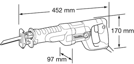 Пила сабельная Makita JR3050T купить в Урае