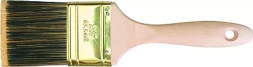 Кисть плоская Golden 1.5" искусственная щетина деревянная ручка / Matrix 83218