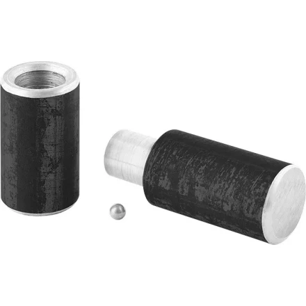 Петля гаражная с шаром D 28 x 140 мм 4 шт Россия Сибртех 920083 купить в Урае