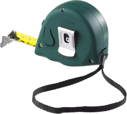 Рулетка KRAFTOOL GRAND, обрезиненный пластиковый корпус, 8м/25мм 34022-08-25 купить в Урае