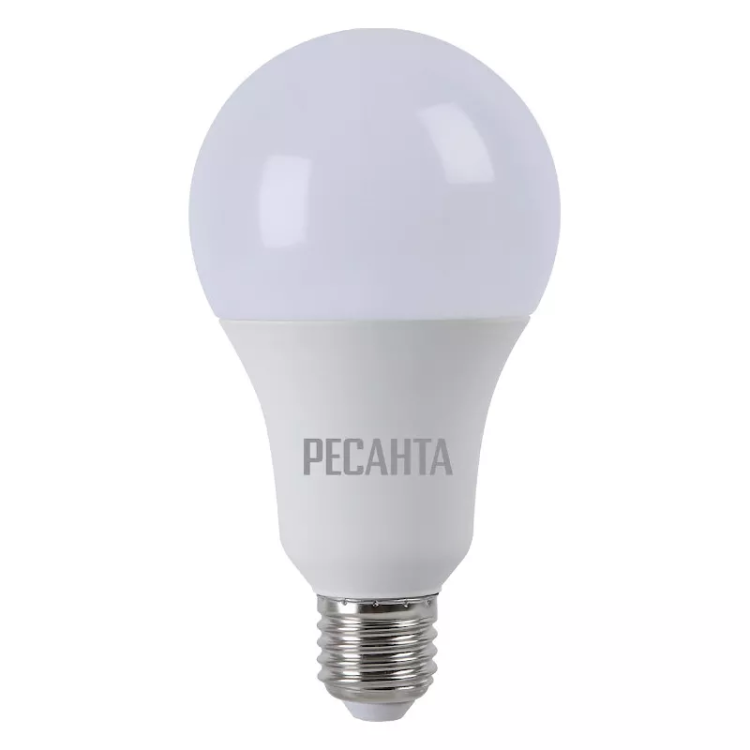 Лампа светодиодная РЕСАНТА LL-R-A80-20W-230-4K-E27 76/1/22 купить в Урае