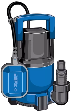 Насос ЗУБР &quot;ПРОФЕССИОНАЛ&quot; Т3 погружной дренажный для чистой воды (d пропускаемых частиц до 5мм), 550Вт, пропускная способность 185л/мин, напор 8,5м НПЧ-Т3-550 купить в Урае