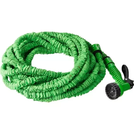 РОСТОК. Набор поливочный: Шланг удлиняющийся 15 м, распылитель пистолетный 7 поз., адаптер внеш 1/2&quot;x3/4&quot; 428498-15 купить в Урае