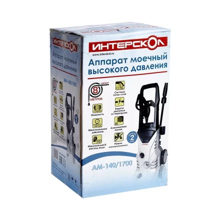 Минимойка-мойка высокого давления ИНТЕРСКОЛ АМ-140/1700 купить в Урае