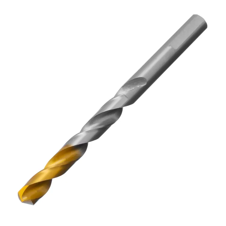 Сверло спиральное по металлу Denzel 8,5 x 117 мм, Р6М5, Golden Tip, 718240 купить в Урае