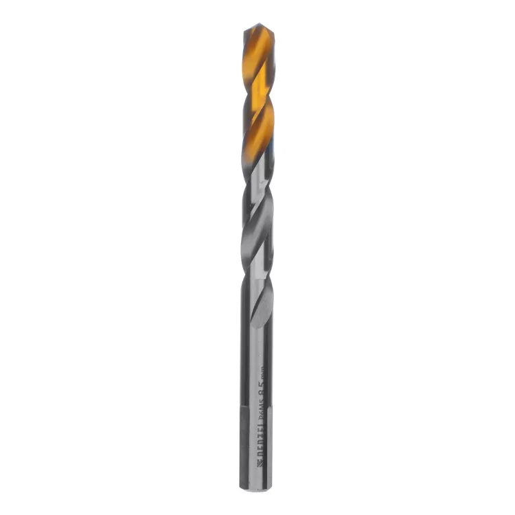 Сверло спиральное по металлу Denzel 8,5 x 117 мм, Р6М5, Golden Tip, 718240 купить в Урае