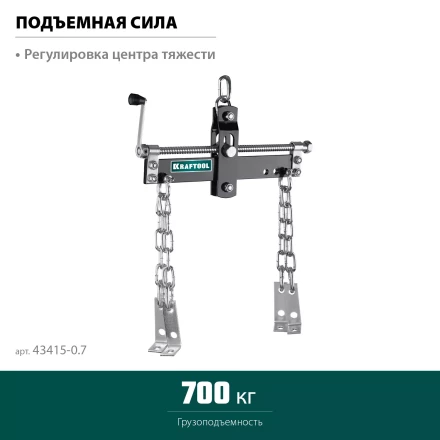 Траверсы для гидравлического крана KRAFTOOL 43415-0.7 купить в Урае