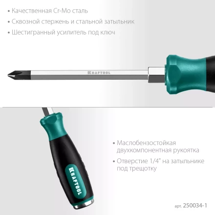 Ударные отвертки IMPACT 250034-1 купить в Урае