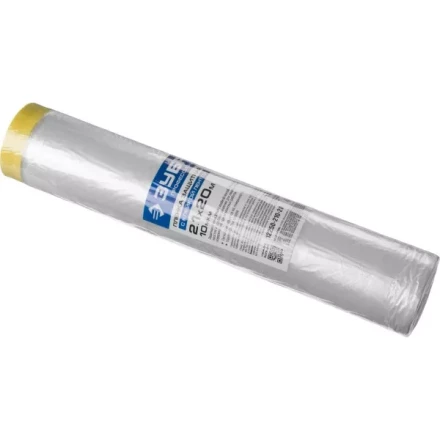 Пленка ЗУБР &quot;ПРОФЕССИОНАЛ&quot; защитная с клейкой лентой, HDPE, 10мкм, 2,1х20м 12250-210-20 купить в Урае