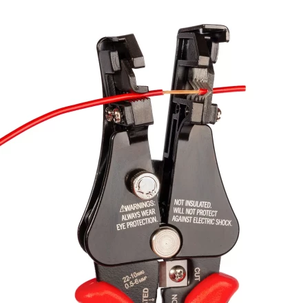 Полуавтоматический стриппер КВТ WS-03 для снятия изоляции с проводов 0.5–6.0 мм с функцией опрессовки и модулем резки CutPro (101542) купить в Урае