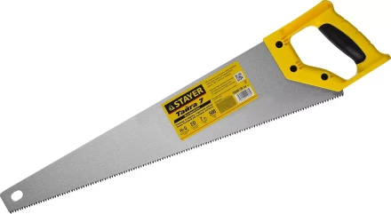 Ножовка универсальная (пила) &quot;Тайга-7&quot;, 500мм,7TPI, закаленный зуб, рез вдоль и поперек волокон, для средн заготовок, фанеры, ДСП,МДФ, STAYER 15050-50_z02 купить в Урае