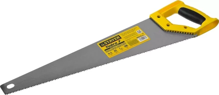 Ножовка универсальная (пила) &quot;Тайга-7&quot;, 500мм,7TPI, закаленный зуб, рез вдоль и поперек волокон, для средн заготовок, фанеры, ДСП,МДФ, STAYER 15050-50_z02 купить в Урае