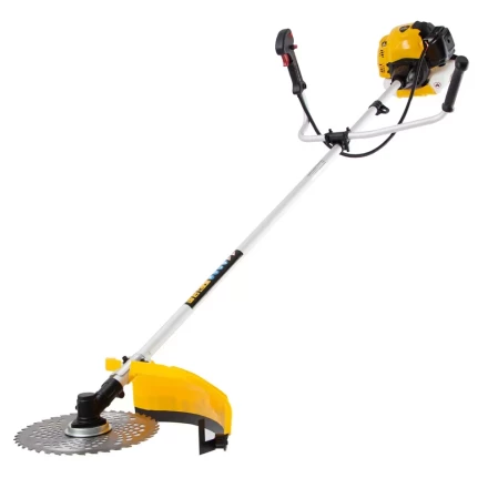 Триммер бензиновый DTL-33, 33 см3, неразъемная штанга, состоит из 2 частей Denzel 96261 купить в Урае