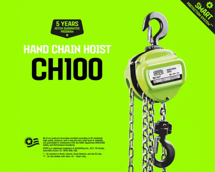 Таль ручная цепная HITCH CH100, 1 т, 3 м купить в Урае