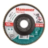 Круг Лепестковый Торцевой (КЛТ) HAMMER КЛТ 1 Ф125х22 Р40 213-034 купить в Урае