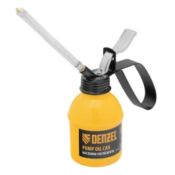 Масленка-нагнетатель, металлический корпус, 0,2 л, гибкий наконечник// Denzel 53240