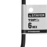 Ключ имбусовый STAYER "STANDARD", сталь, черный, 6мм 27405-6 купить в Урае