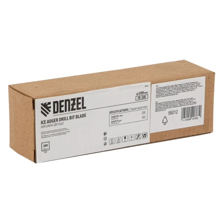 Нож шнека для льда IR-200, диаметр 200 мм, комплект 2 шт Denzel 56012 купить в Урае