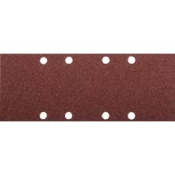Лист шлифовальный ЗУБР "МАСТЕР", 8 отверстий, для ПШМ на зажимах, Р60, 93х230мм, 5шт 35591-060