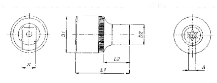 Торцевая головка 1/2&quot;DR внешний TORX Е-10 S06H410  Jonnesway 49710 купить в Урае