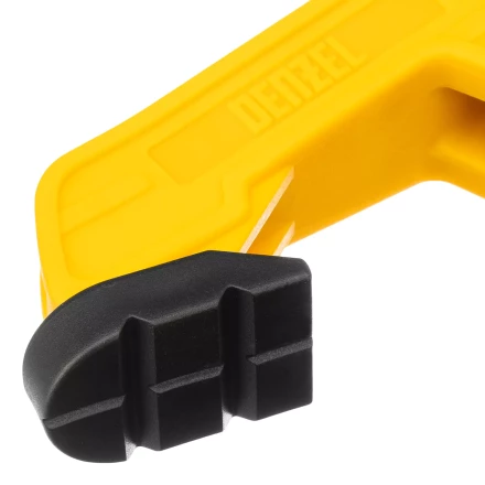 Струбцина клещеобразная Denzel, усиленная 65 х 50 мм, двухкомпонентные рукоятки, 20796 купить в Урае