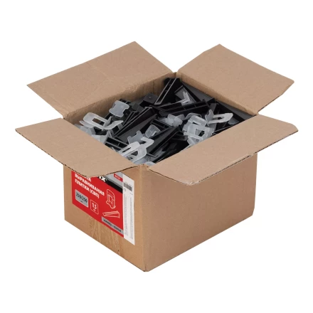 Комплект зажим + клин для системы выравнивания плитки СВП Ворота, 250/250 шт. в коробе Matrix 88120 купить в Урае