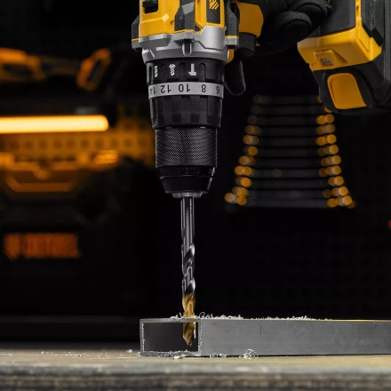 Сверло спиральное по металлу Denzel, 9 x 125 мм, Р6М5, Golden Tip, 718241 купить в Урае