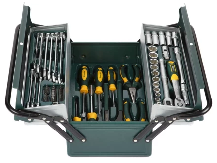 Набор KRAFTOOL &quot;INDUSTRIE&quot; Слесарно-монтажный инструмент, 59 предметов 27978-H59 купить в Урае