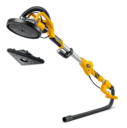 STEHER d225 мм, 800 Вт, сменные основания, подсветка, шлифовальная машина для стен (жираф) (DWC-800) купить в Урае