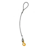 Строп канатный одноветвевой 1СК 6.3 т L=1 м с кч din 7.0 т опрессовка купить в Урае