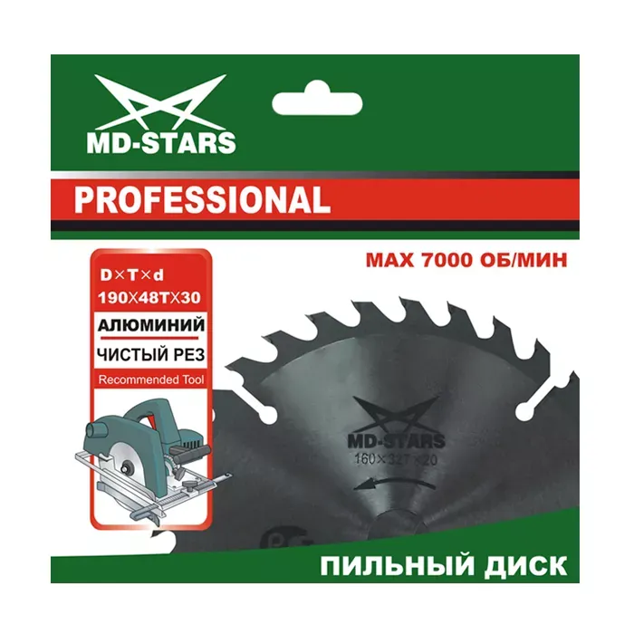 Пильный диск MD-STARS (профессионал) алюминий PPA30010030 купить в Урае