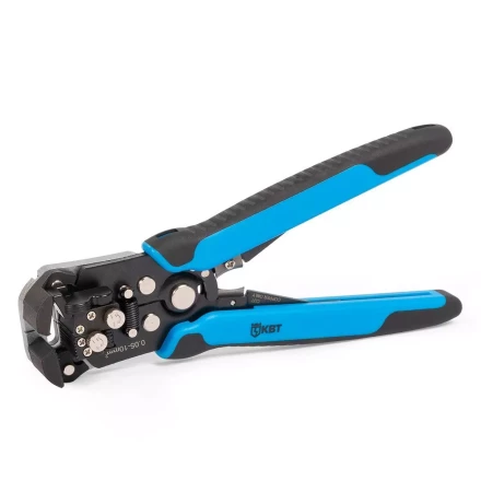 Автоматический многофункциональный стриппер КВТ WS-12 «Ягуар» для снятия изоляции с проводов 0.05–10 мм (69476) купить в Урае