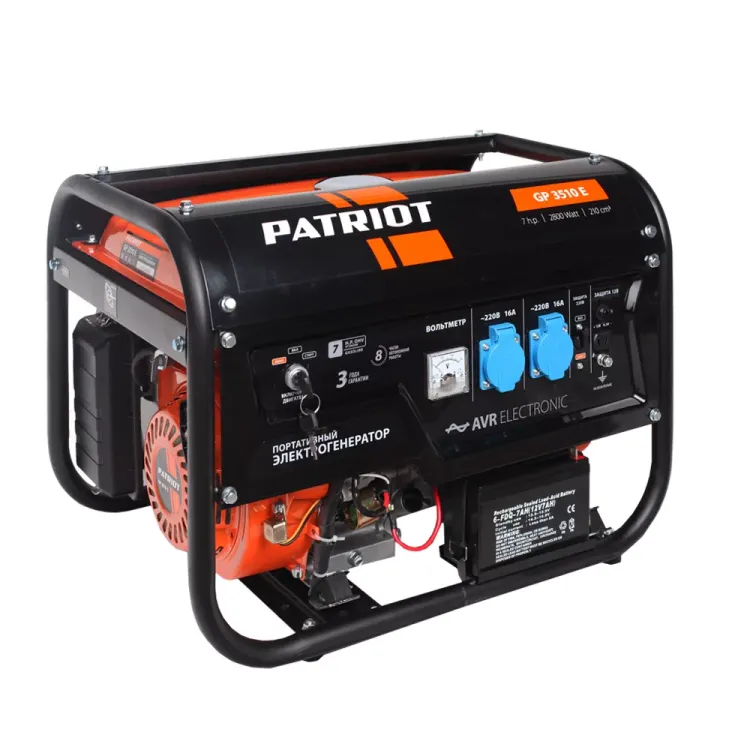 Генератор бензиновый PATRIOT GP 3510 E купить в Урае