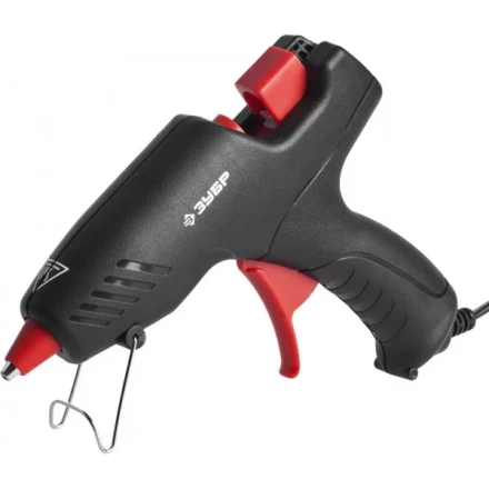 Пистолет ЗУБР &quot;МАСТЕР&quot; клеевой (термоклеящий), электрический, эргономичная рукоятка, рабочая температура 193град, d=12мм, 40Вт 06850-55-12_z02 купить в Урае