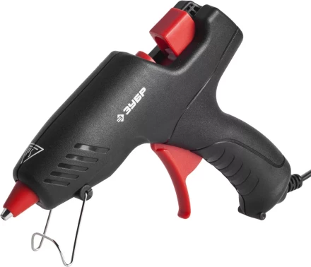 Пистолет ЗУБР &quot;МАСТЕР&quot; клеевой (термоклеящий), электрический, эргономичная рукоятка, рабочая температура 193град, d=12мм, 40Вт 06850-55-12_z02 купить в Урае