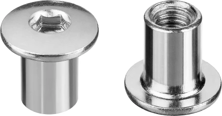 ЗУБР M6 x 12 мм, шест. 4 мм, цинк, 5 кг, гайка Эриксона с полукруглой головкой, Профессионал (303760-4) купить в Урае