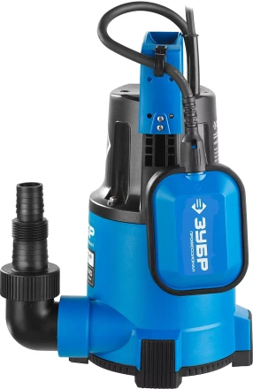 Насос ЗУБР &quot;ПРОФЕССИОНАЛ&quot; Т3 погружной дренажный для чистой воды (d пропускаемых частиц до 5мм), 400Вт, пропускная способность 140л/мин, напор 8,0м НПЧ-Т3-400 купить в Урае