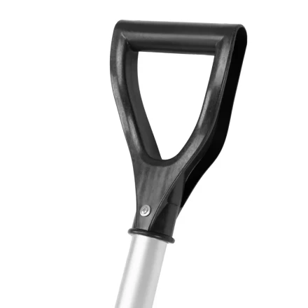 Лопата для уборки снега пластиковая, 470х350х1340 мм, алюминиевый черенок, Россия, Сибртех 61662 купить в Урае