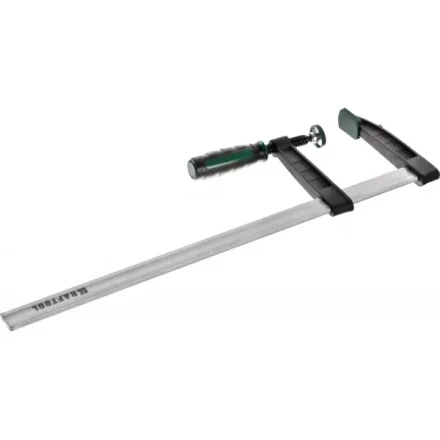 Струбцина, KRAFTOOL 32011-120-500, тип &quot;F&quot;, DIN 5117, двухкомпонентная ручка, 120х500мм 32011-120-500 купить в Урае