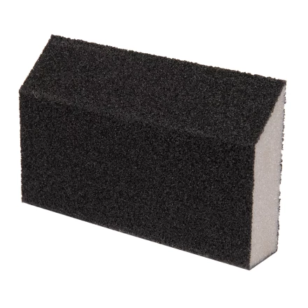 Губка для шлифования, 125 х 75 х 25 мм, трапеция, средняя жесткость, P 60 Сибртех 757287 купить в Урае