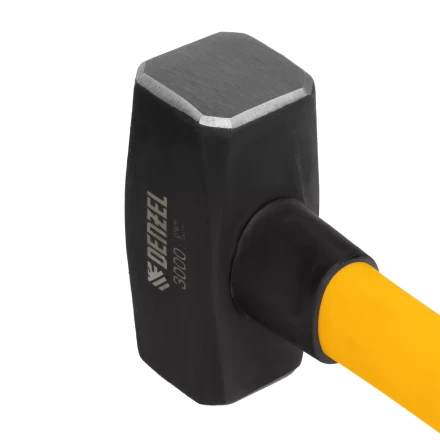 Кувалда 3000 г, кованая, фибергласовая  рукоятка c TPR покрытием, 880 мм Denzel 11022 купить в Урае