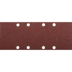 Лист шлифовальный ЗУБР "МАСТЕР", 8 отверстий, для ПШМ на зажимах, Р80, 93х230мм, 5шт 35591-080