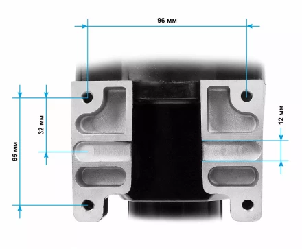 Двигатель алмазного бурения MESSER DM250E  260мм 4 кВт, 750 об/мин, с PRCD купить в Урае